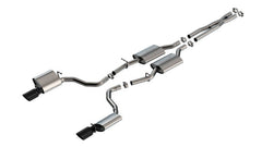 Borla - Borla 19-23 Dodge Charger GT 3.6L V6 RWD S-Type Catback Exhaust - Black Chrome Tips - Demon Performance