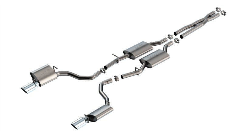Borla - Borla 19-23 Dodge Charger GT 3.6L V6 RWD S-Type Catback Exhaust - Polished Tips - Demon Performance