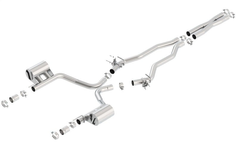 Borla - Borla 2015 Dodge Challenger SRT/392 Hemi 6.4L V8 ATAK Catback Exhaust w/ Valves Factory Bezel - Demon Performance