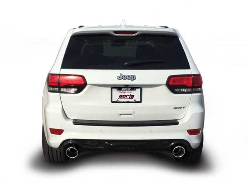 Borla - Borla 2015 Jeep Grand Cherokee SRT8 S-Type Dual Round Rolled Exit Catback Exhaust - Demon Performance