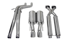 CORSA Performance - Corsa 06-10 Jeep Grand Cherokee 6.1L V8 Polished Sport Cat-Back Exhaust - Demon Performance
