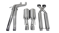 CORSA Performance - Corsa 06-10 Jeep Grand Cherokee 6.1L V8 Polished Sport Cat-Back Exhaust - Demon Performance