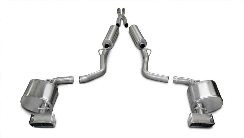 CORSA Performance - Corsa 09-10 Dodge Challenger R/T 5.7L V8 Auto Polished Xtreme Cat-Back Exhaust - Demon Performance