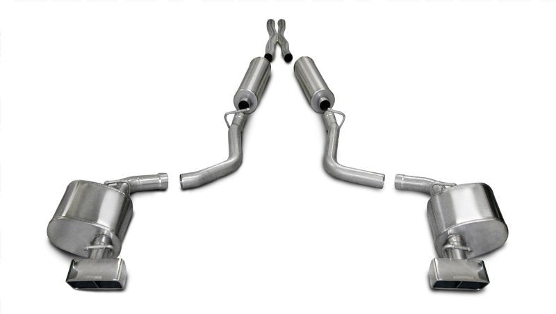 CORSA Performance - Corsa 09-10 Dodge Challenger R/T 5.7L V8 Manual Polished Xtreme Cat-Back Exhaust - Demon Performance
