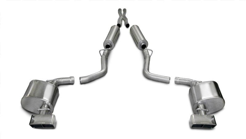 CORSA Performance - Corsa 09-10 Dodge Challenger R/T 5.7L V8 Manual Polished Xtreme Cat-Back Exhaust - Demon Performance