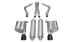 CORSA Performance - Corsa 11-13 Chrysler 300 R/T 5.7L V8 Black Xtreme Cat-Back Exhaust - Demon Performance