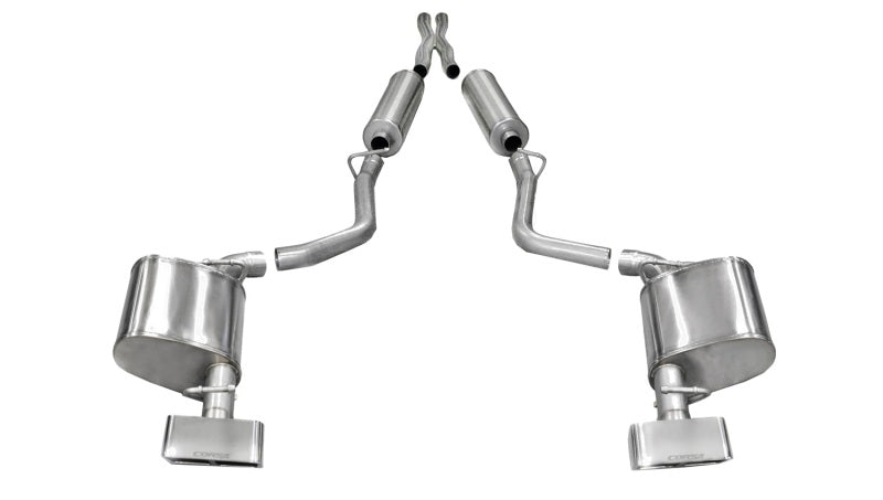 CORSA Performance - Corsa 11-13 Dodge Challenger R/T 5.7L V8 Polished Xtreme Cat-Back Exhaust - Demon Performance
