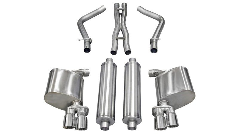 CORSA Performance - Corsa 11-13 Dodge Charger R/T 5.7L V8 Polished Xtreme Cat-Back Exhaust - Demon Performance