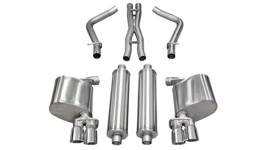 CORSA Performance - Corsa 11-13 Dodge Charger R/T 5.7L V8 Polished Xtreme Cat-Back Exhaust - Demon Performance