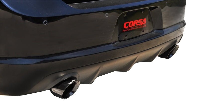CORSA Performance - Corsa 12-13 Dodge Charger SRT-8 6.4L V8 Black Xtreme Cat-Back Exhaust - Demon Performance