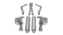 CORSA Performance - Corsa 12-13 Dodge Charger SRT-8 6.4L V8 Polished Sport Cat-Back Exhaust - Demon Performance