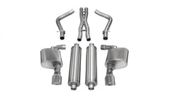 CORSA Performance - Corsa 12-13 Dodge Charger SRT-8 6.4L V8 Polished Xtreme Cat-Back Exhaust - Demon Performance