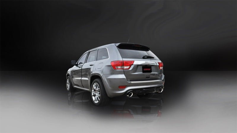 CORSA Performance - Corsa 12-14 Jeep Grand Cherokee 6.4L V8 Polished Sport Cat-Back Exhaust - Demon Performance