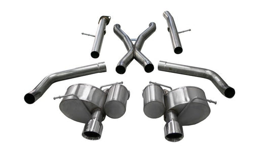 CORSA Performance - Corsa 12-20 Jeep Grand Cherokee SRT 2.75in Dual Rear Xtreme Cat-Back Exhaust - Demon Performance