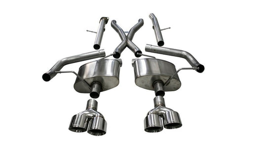 CORSA Performance - Corsa 18-20 Jeep Grand Cherokee TrackHawk 6.2L Xtreme Cat-Back Dual Rear Exit w/4.5in Polished Tips - Demon Performance