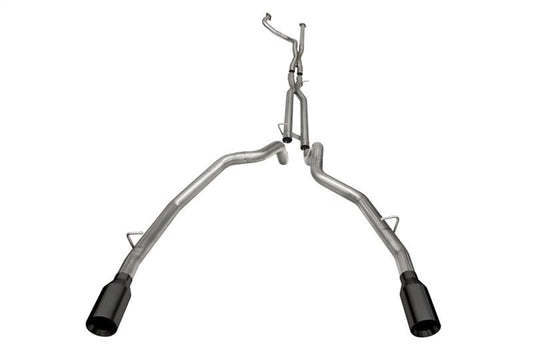 CORSA Performance - Corsa 21-22 Dodge Ram TRX Crew Cab Baja Catback Exhaust Dual Rear Black Tip - Demon Performance