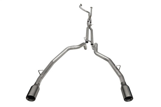 CORSA Performance - Corsa 21-22 Dodge Ram TRX Crew Cab Baja Catback Exhaust Dual Rear Gunmetal Tip - Demon Performance