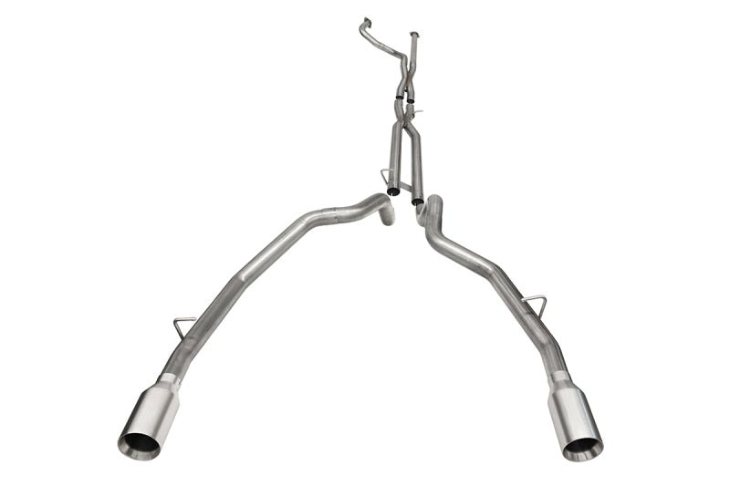 CORSA Performance - Corsa 21-22 Dodge Ram TRX Crew Cab Baja Catback Exhaust Dual Rear Satin Tip - Demon Performance