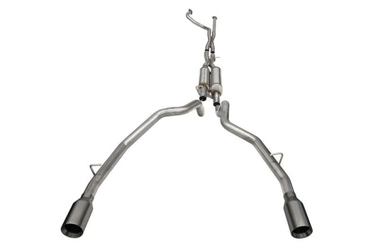 CORSA Performance - Corsa 21-22 Dodge Ram TRX Crew Cab Xtreme Catback Exhaust Dual Rear Gunmetal Tip - Demon Performance