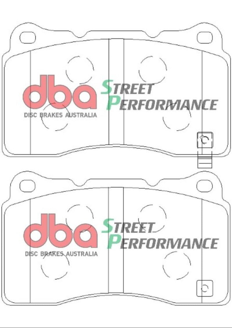 DBA - DBA 04-14 Subaru Impreza WRX STI SP500 Front Brake Pads - Demon Performance