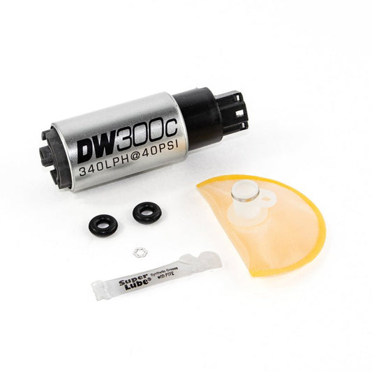 DeatschWerks - DeatschWerks 340lph DW300C Compact Fuel Pump w/ 07-13 Holden Commodore Set Up Kit (w/o Mount Clips) - Demon Performance