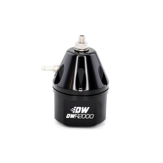 DeatschWerks - DeatschWerks DWR2000 Adjustable Fuel Pressure Regulator - Black - Demon Performance