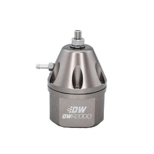 DeatschWerks - DeatschWerks DWR2000 Adjustable Fuel Pressure Regulator - Titanium - Demon Performance