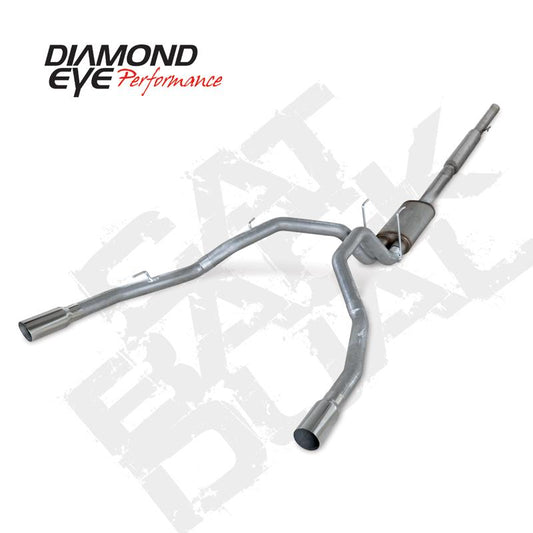 Diamond Eye Performance - Diamond Eye KIT 3in CB DUAL SS: DODGE 1500 2009-12 HEMI - Demon Performance