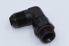 Fragola - Fragola -10AN x 16mm 90 Degree Swivel - Black - Demon Performance