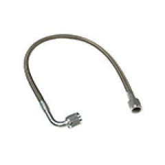 Fragola - Fragola -4AN PFTE Black Hose Assembly Straight x 90 Degree 14in - Demon Performance