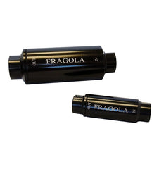 Fragola - Fragola Fuel Filter -10AN In/Out 40 Micron. Black - Demon Performance