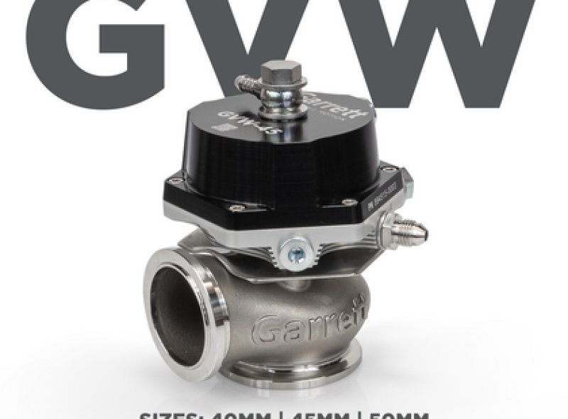 Garrett - Garrett GVW-45 45mm Wastegate Kit - Black - Demon Performance