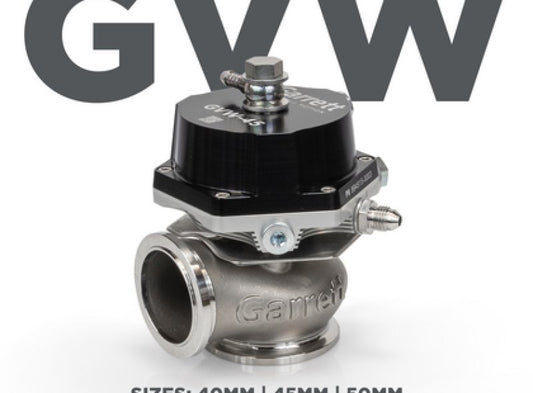 Garrett - Garrett GVW-45 45mm Wastegate Kit - Black - Demon Performance