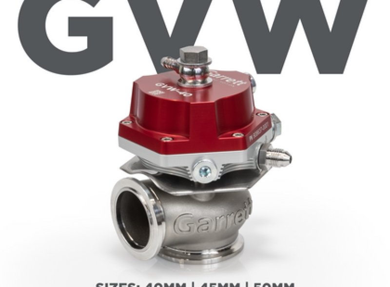 Garrett - Garrett GVW-45 45mm Wastegate Kit - Red - Demon Performance