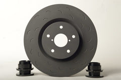 Hawk Performance - Hawk Talon 03 - 07 Infiniti G35 / 03 - 09 Nissan 350Z Slotted - Only Vented 12.68 in Rear Brake Rotor Set - Demon Performance