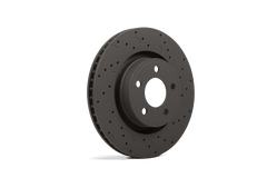 Hawk Performance - Hawk Talon 2009 Infiniti FX50 Drilled and Slotted Front Brake Rotor Set - Demon Performance