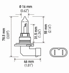 Hella - Hella 9005 12V 65W High Performance P20d 2.0 Bulb (Pair) - Demon Performance