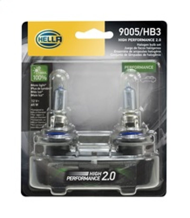 Hella - Hella 9005 12V 65W High Performance P20d 2.0 Bulb (Pair) - Demon Performance