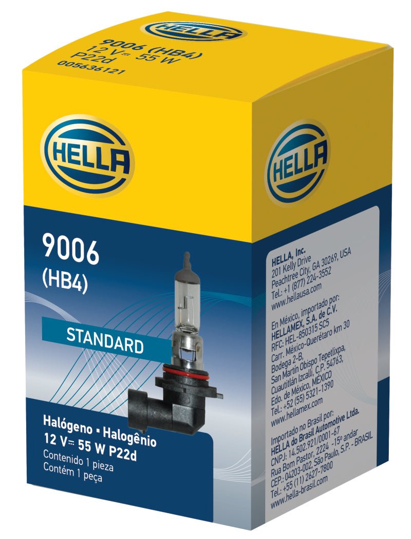 Hella - Hella 9006 12V 55W Halogen Bulb - Demon Performance