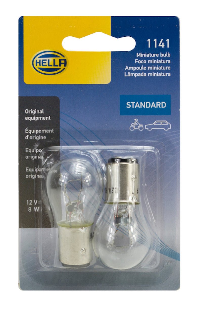 Hella - Hella Bulb 1141 12V 18W Ba15S S8 (2) - Demon Performance