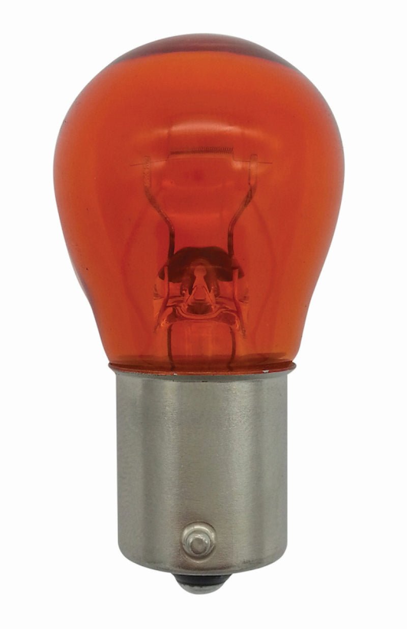 Hella - Hella Bulb 12V 21W Ba15S S8 Amber (2) - Demon Performance