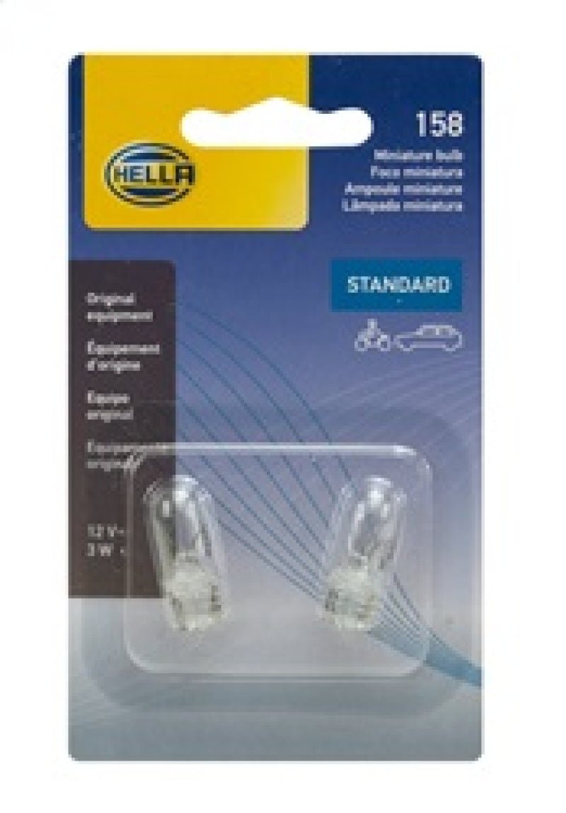 Hella - Hella Bulb 158 12V 3W W21X95D T325 Dot (2) - Demon Performance