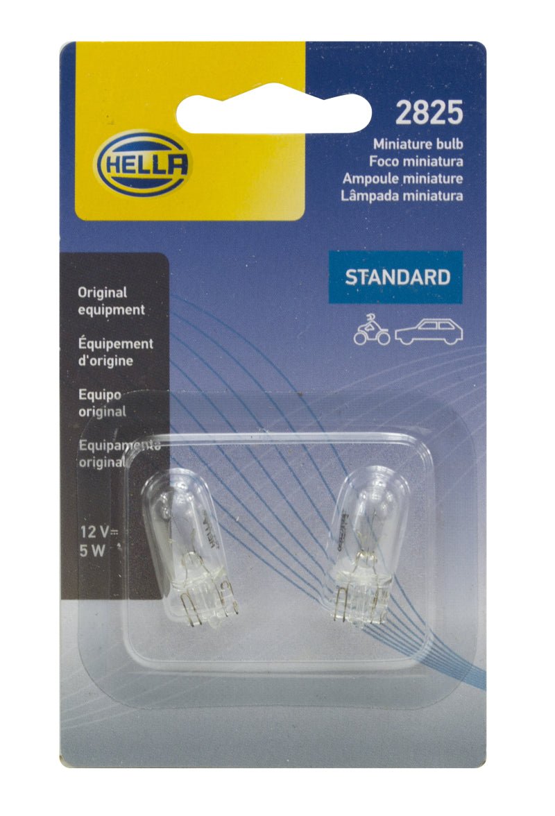 Hella - Hella Bulb 2825 12V 5W 4Cp W21X95D T325 (2) - Demon Performance