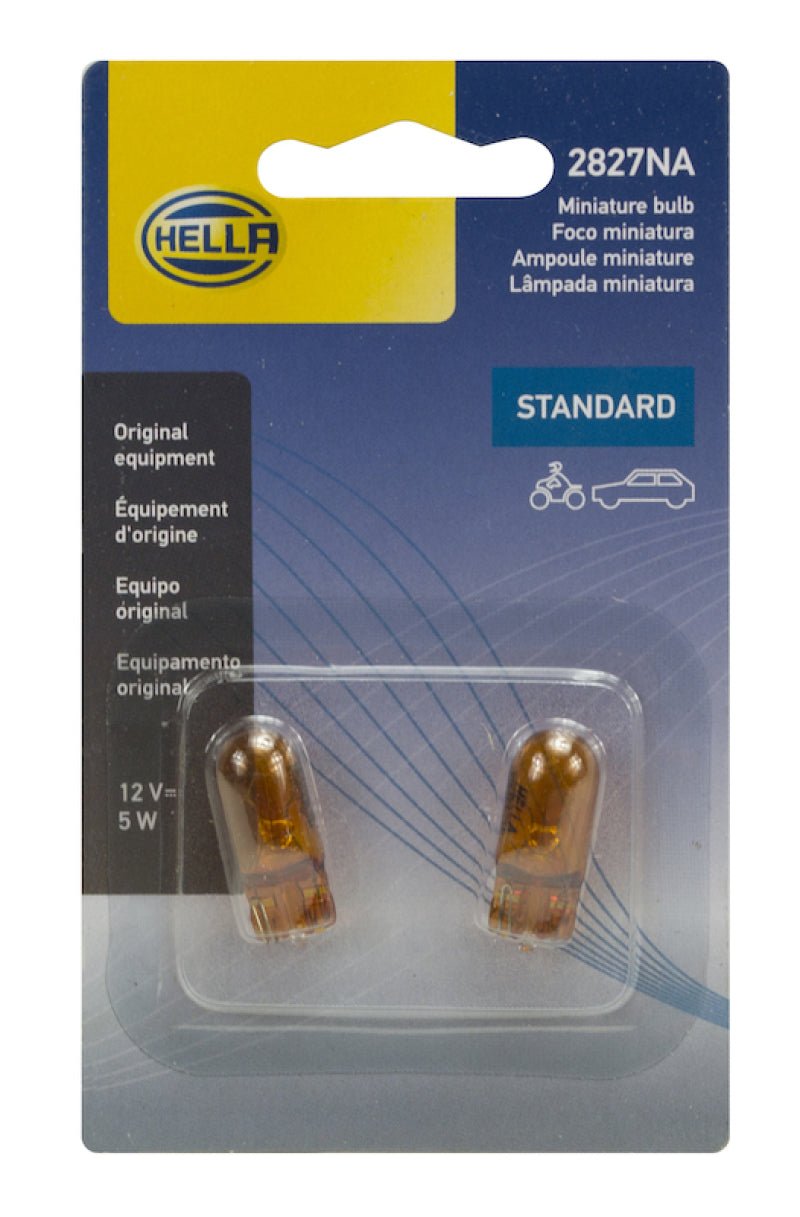 Hella - Hella Bulb 2827Na 12V 5W W21X95D Namber (2) - Demon Performance