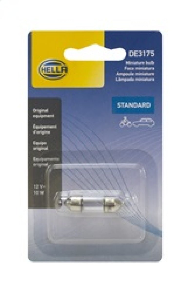 Hella - Hella Bulb 3175 12V 10W Sv858 T325 10X31 Sb - Demon Performance