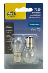 Hella - Hella Bulb 7225 12V 21/4W Baz15D S8 (2) - Demon Performance