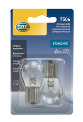 Hella - Hella Bulb 7506 12V 21W Ba15S S8 (2) - Demon Performance