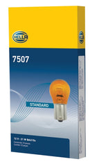 Hella - Hella Bulb 7507 12V 21W BAU15s S8 AMBER - Demon Performance