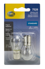 Hella - Hella Bulb 7528 12V 21/5W Bay15D S8 (2) - Demon Performance