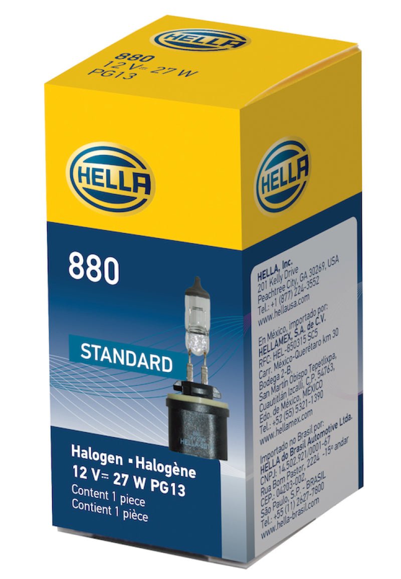 Hella - Hella Bulb 880 12V 27W PG13 T3.25 - Demon Performance